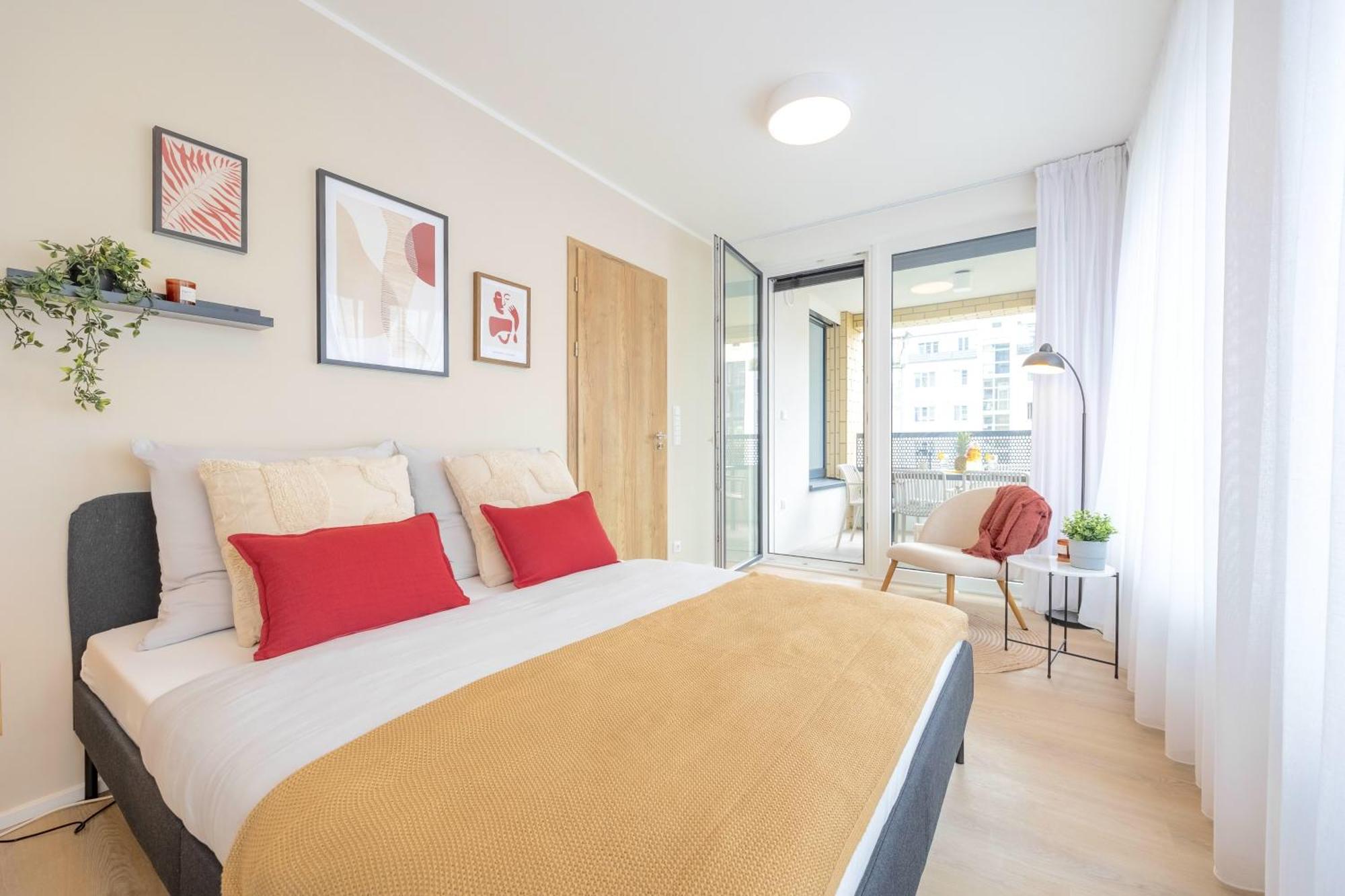 דירות Bright 2Br - 4Th Floor, Balcony, Free Parking By Gravity פראג מראה חיצוני תמונה